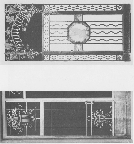 Plate 7 LEFT Shop door Bruel architect ironwork by J Ruhlmann RIGHT - photo 8