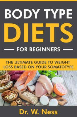 Dr. W. Ness Body Type Diets for Beginners: The Ultimate Guide to Weight Loss Based on Your Somatotype