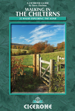 Steve Davison - Walking in the Chilterns: 35 walks in the Chiltern hills Area of Outstanding Natural Beauty