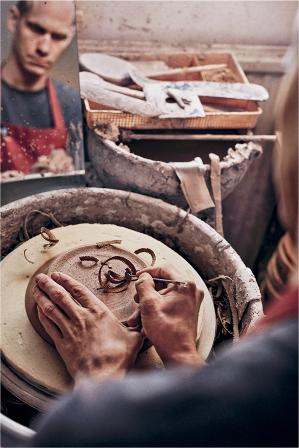 In earlier times potters had no choice but to use clay from a nearby field - photo 5