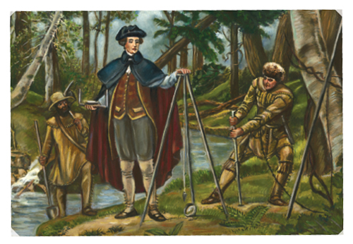 Working as a surveyor helped George Washington learn skills to survive in the - photo 4