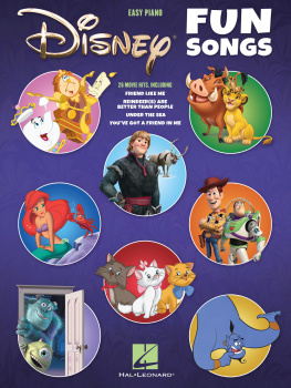 Hal Leonard Corp. Disney Fun Songs