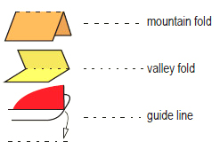 Fold Paper with a Ruler Edge Use a thin plastic ruler when you fold the - photo 11