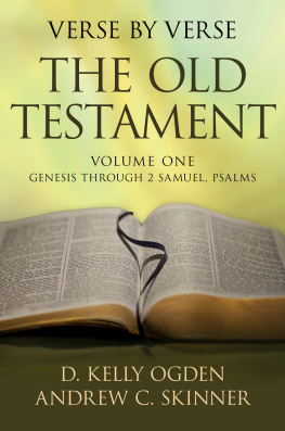 Andrew C. Skinner - Verse by Verse: The Old Testament: 2-in-1 eBook Bundle