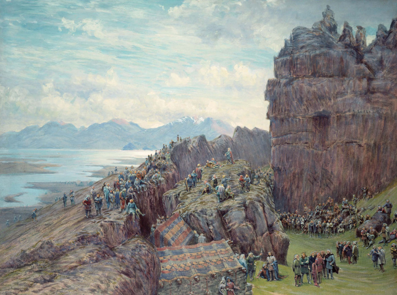 Vikings in Iceland held a yearly meeting or thing at Thingvellir near the - photo 8