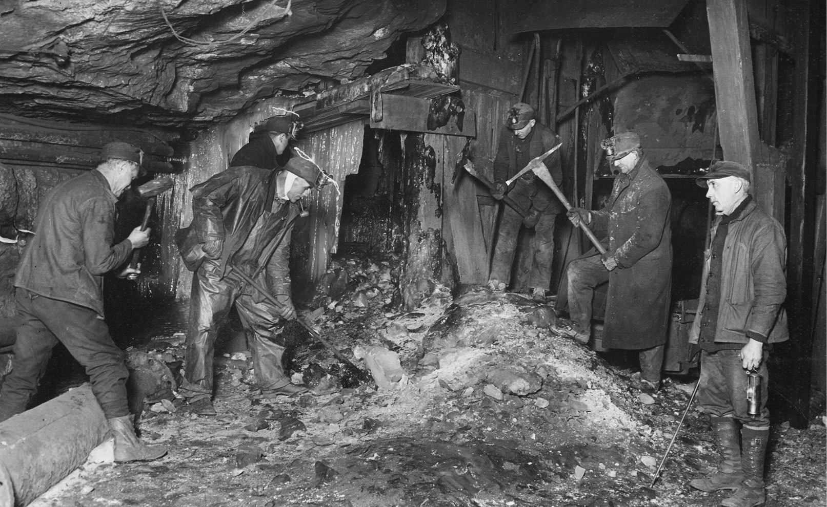 Miners used several tools such as hammers drills pickaxes and shovels to - photo 5