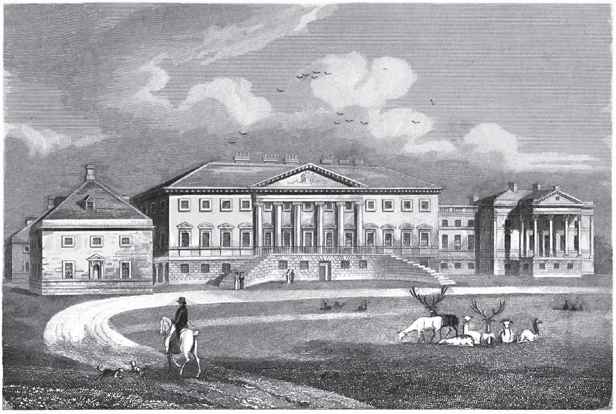 1 Nostell Priory by JP Neale drawn in 1829 from Views of the Seats - photo 2