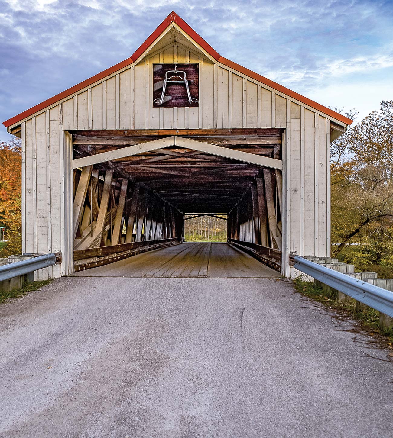 covered bridge in Ashtabula County - photo 13