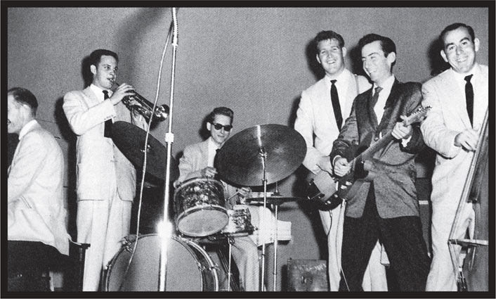 Sonny Burgess with red hair red tux and red Telecaster leads the red-hot - photo 15