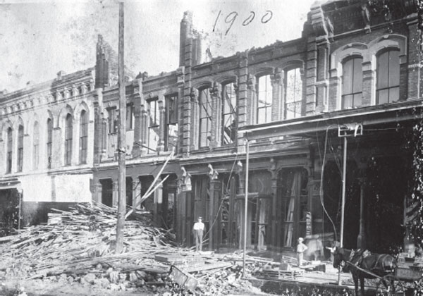 Damage at Ritters Saloon on the Strand where the first storm victims died - photo 4
