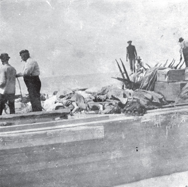 Storm victims being loaded onto barges Courtesy of the Rosenberg Library - photo 5