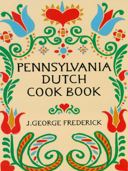 J. George Frederick - Pennsylvania Dutch Cook Book