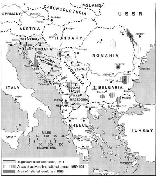 Political map of the successor states of the former Yugoslavia Reprinted from - photo 3