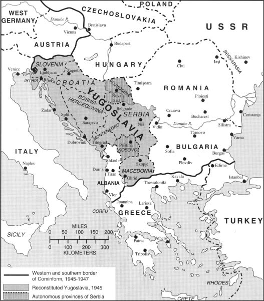 Political map of Yugoslavia following World War II Reprinted from The Palgrave - photo 2