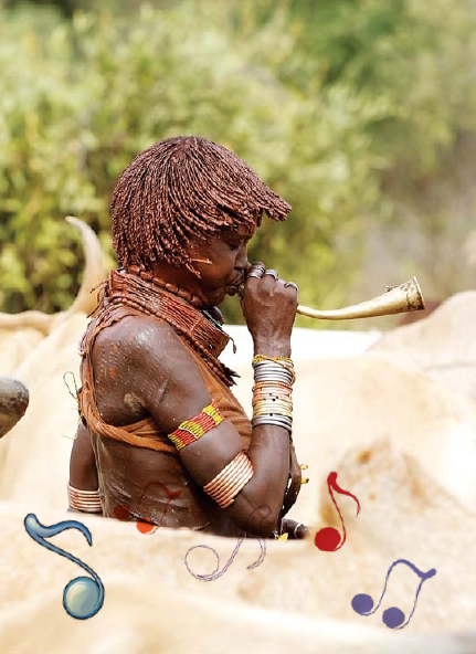 Horn Both traditional and modern Ethiopian music is played for - photo 18