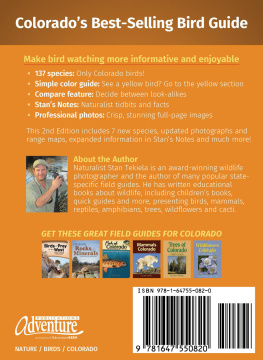 Stan Tekiela - Birds of Colorado Field Guide