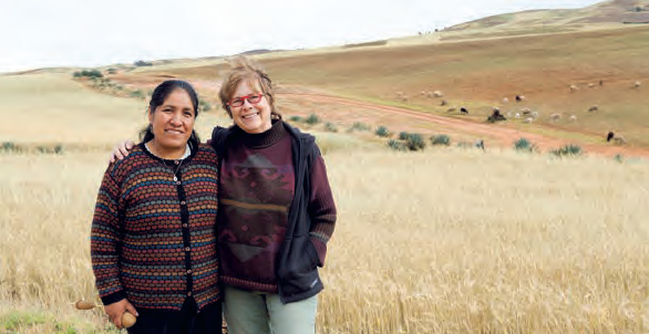 Nilda Callaaupa and Linda Ligon on the road to Mahuaypampa Photo by - photo 7