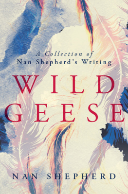 Nan Shepherd - Wild Geese: A Collection of Nan Shepherds Writing