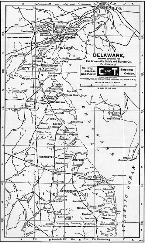 Delaware Towns and Railroads circa 1900 Wikimedia Commons A STEP BACK IN - photo 5