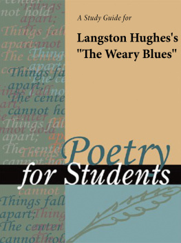 Gale A Study Guide for Langston Hughess The Weary Blues