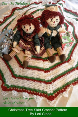 Lori Stade Christmas Tree Skirt Crochet Pattern