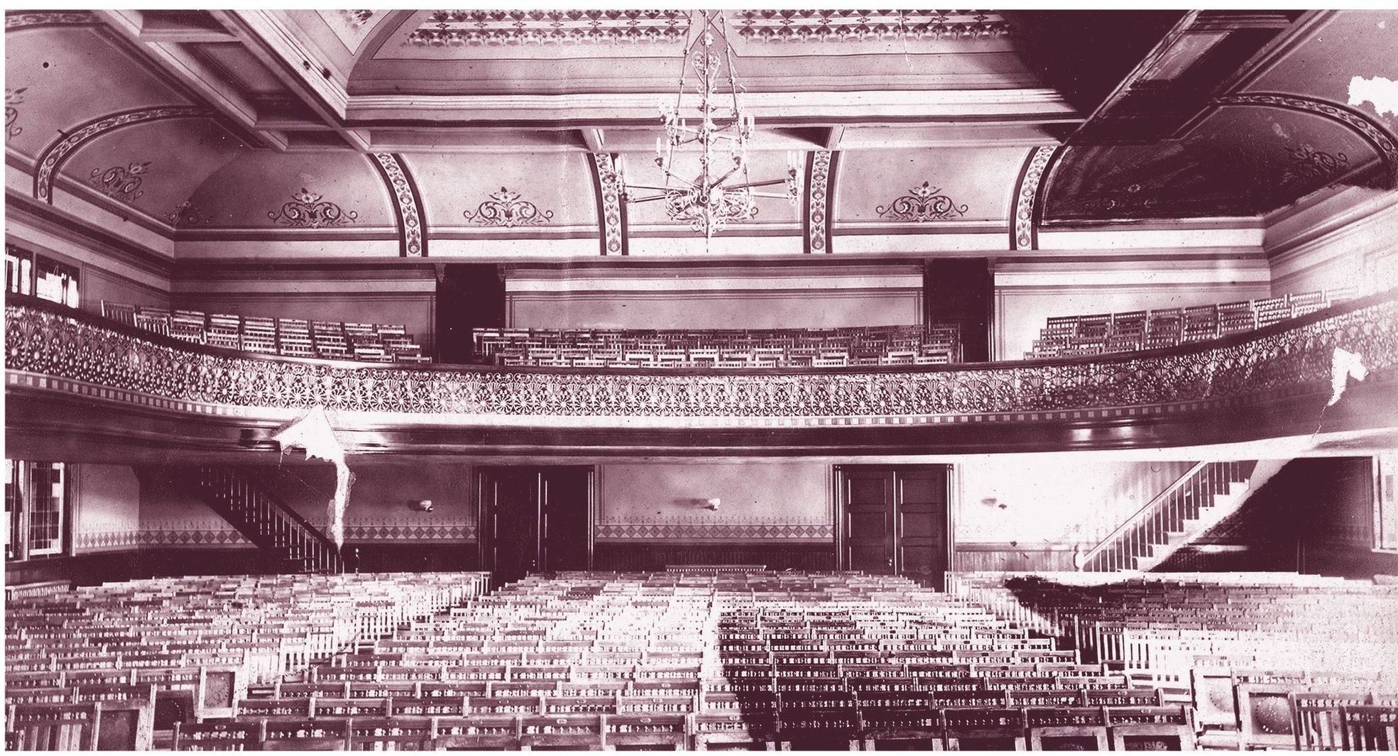 I n this vintage photograph the view of the Opera House stage from the balcony - photo 8