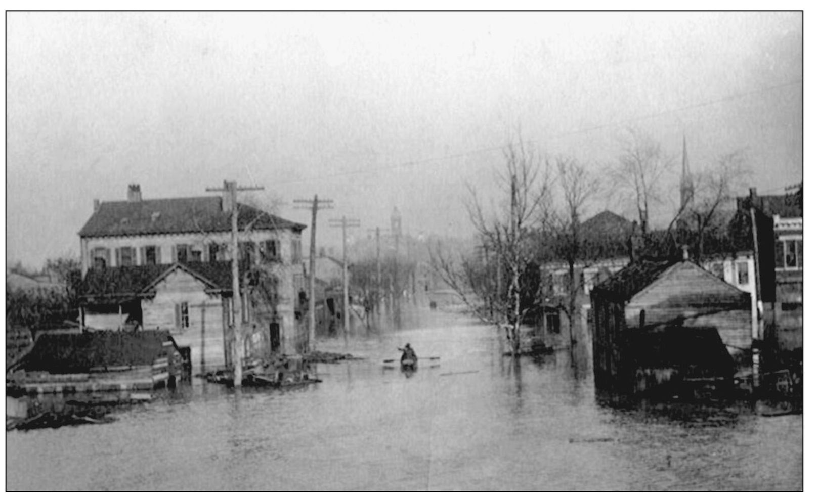 In those areas prone to frequent flooding small boats were stored in attics - photo 9