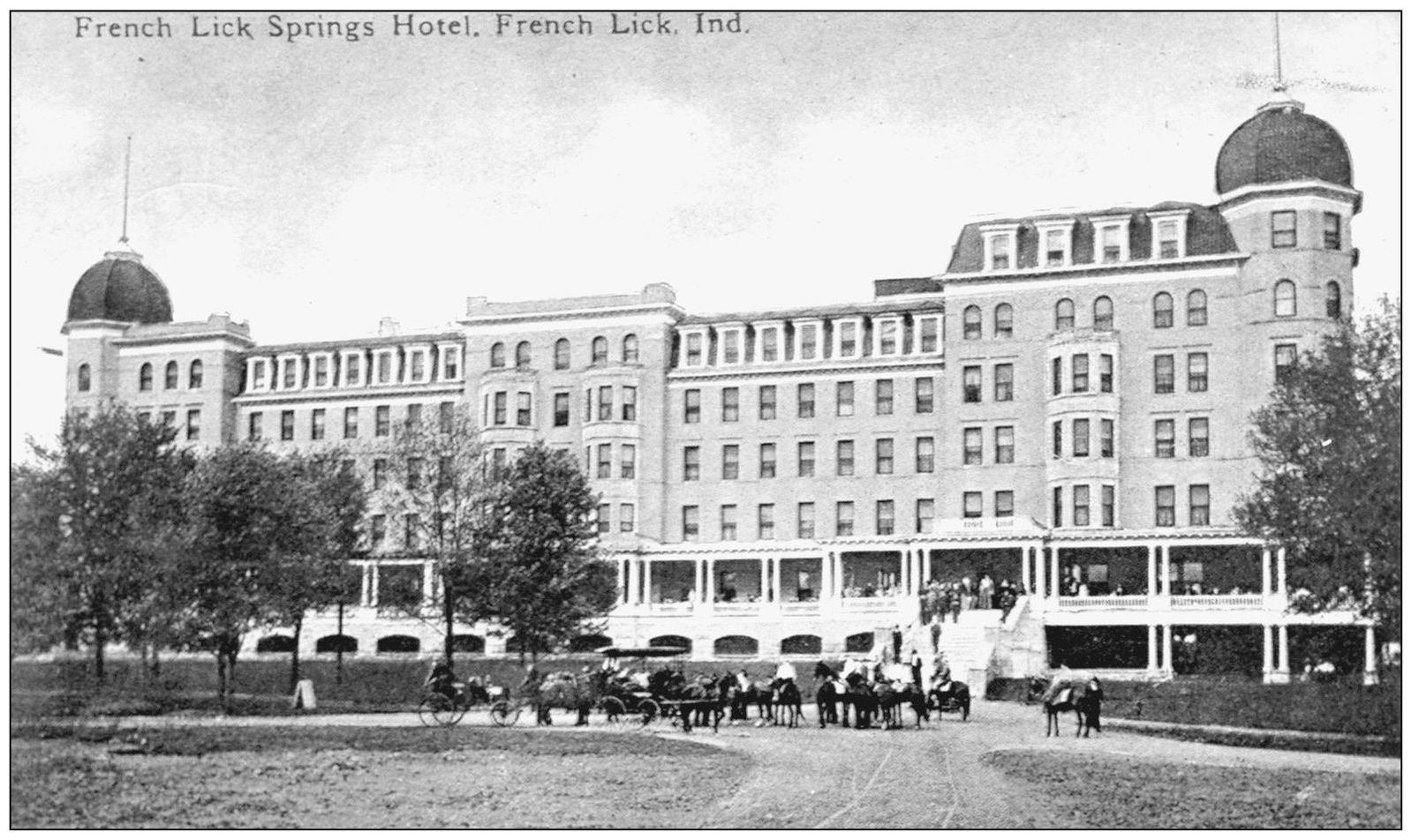 For many years the French Lick Springs Hotel was the site of many large - photo 5
