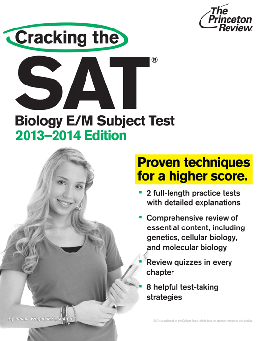 Cracking the SAT Biology EM Subject Test 2013-2014 Edition - image 1