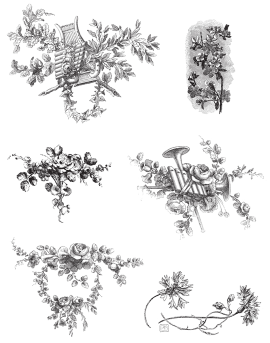 1001 Floral Motifs and Ornaments for Artists and Craftspeople - photo 8