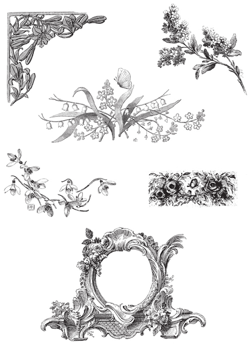 1001 Floral Motifs and Ornaments for Artists and Craftspeople - photo 12