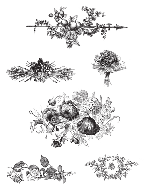 1001 Floral Motifs and Ornaments for Artists and Craftspeople - photo 19