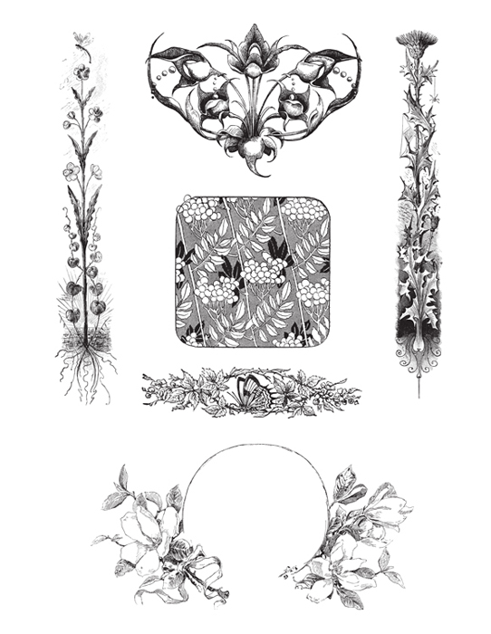 1001 Floral Motifs and Ornaments for Artists and Craftspeople - photo 22