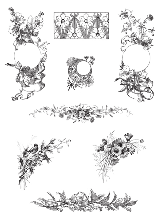 1001 Floral Motifs and Ornaments for Artists and Craftspeople - photo 32