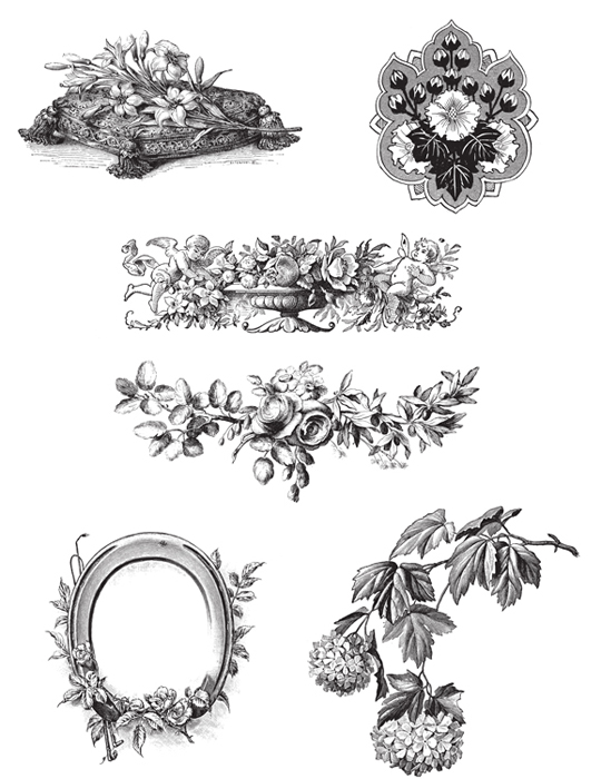 1001 Floral Motifs and Ornaments for Artists and Craftspeople - photo 33