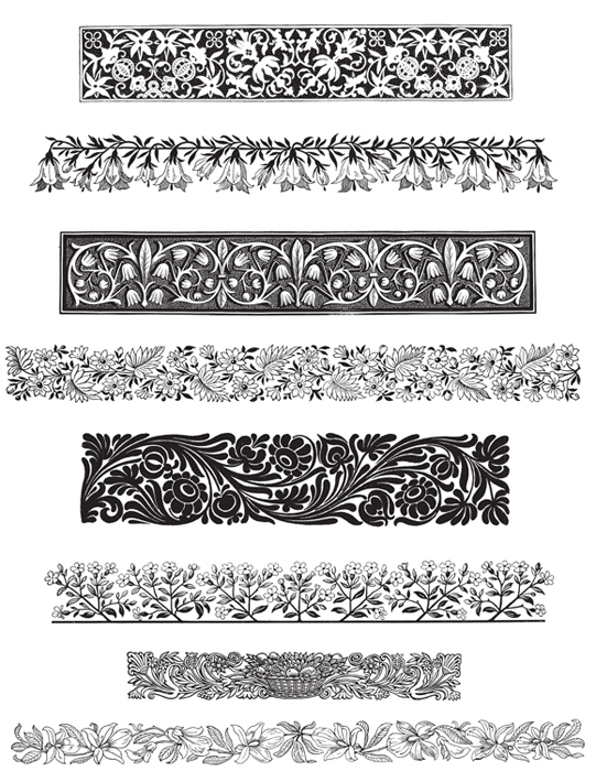 1001 Floral Motifs and Ornaments for Artists and Craftspeople - photo 35