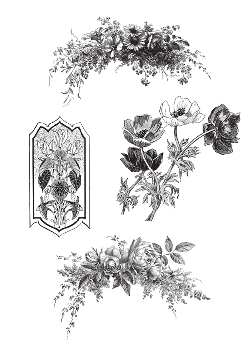 1001 Floral Motifs and Ornaments for Artists and Craftspeople - photo 38