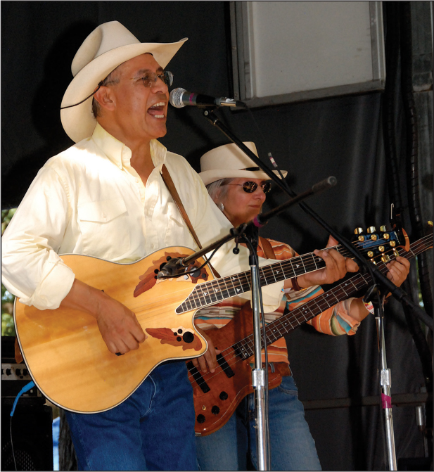 Cris and his wife Ann perform with the band at Madisons Orton Park Festival - photo 12