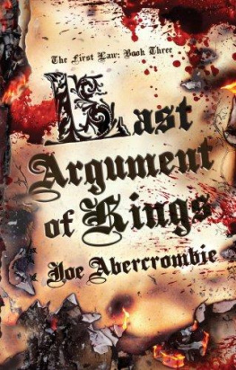 Joe Abercrombie First Law 3 Last Argument of Kings