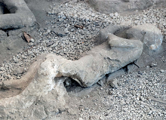 Mount Vesuvius still looms over the ruins of Pompeii The last major eruption - photo 4