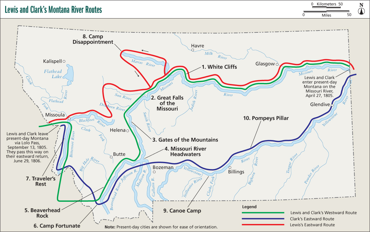 These dates and events correspond to the labeled sites on the map on the - photo 5