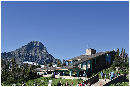 The Logan Pass Visitor Center Glaciers convenient dashboard feature the - photo 2