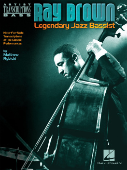 Ray Brown - Ray Brown--Legendary Jazz Bassist