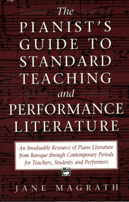 Jane Magrath - Pianists Guide to Standard Teaching and Performance Literature