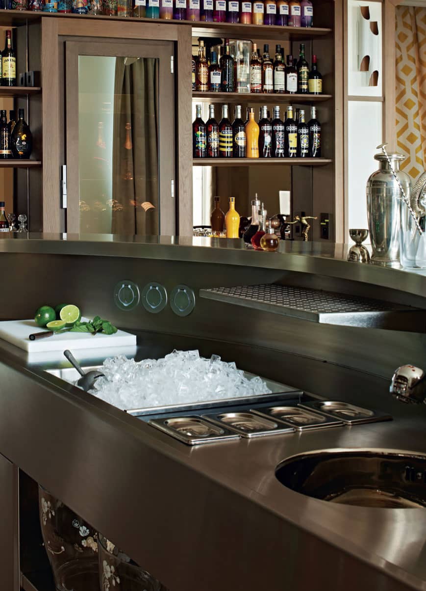 A look behind Alexandre Ricards home bar many professional barmen would give - photo 10