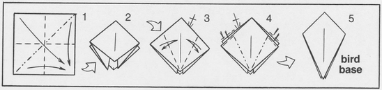 STEP-BY-STEP FOLDING DIAGRAMS SITTING OSTRICH PENGUIN 1 - photo 3