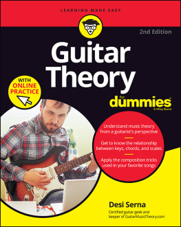Desi Serna - Guitar Theory For Dummies: With Online Practice