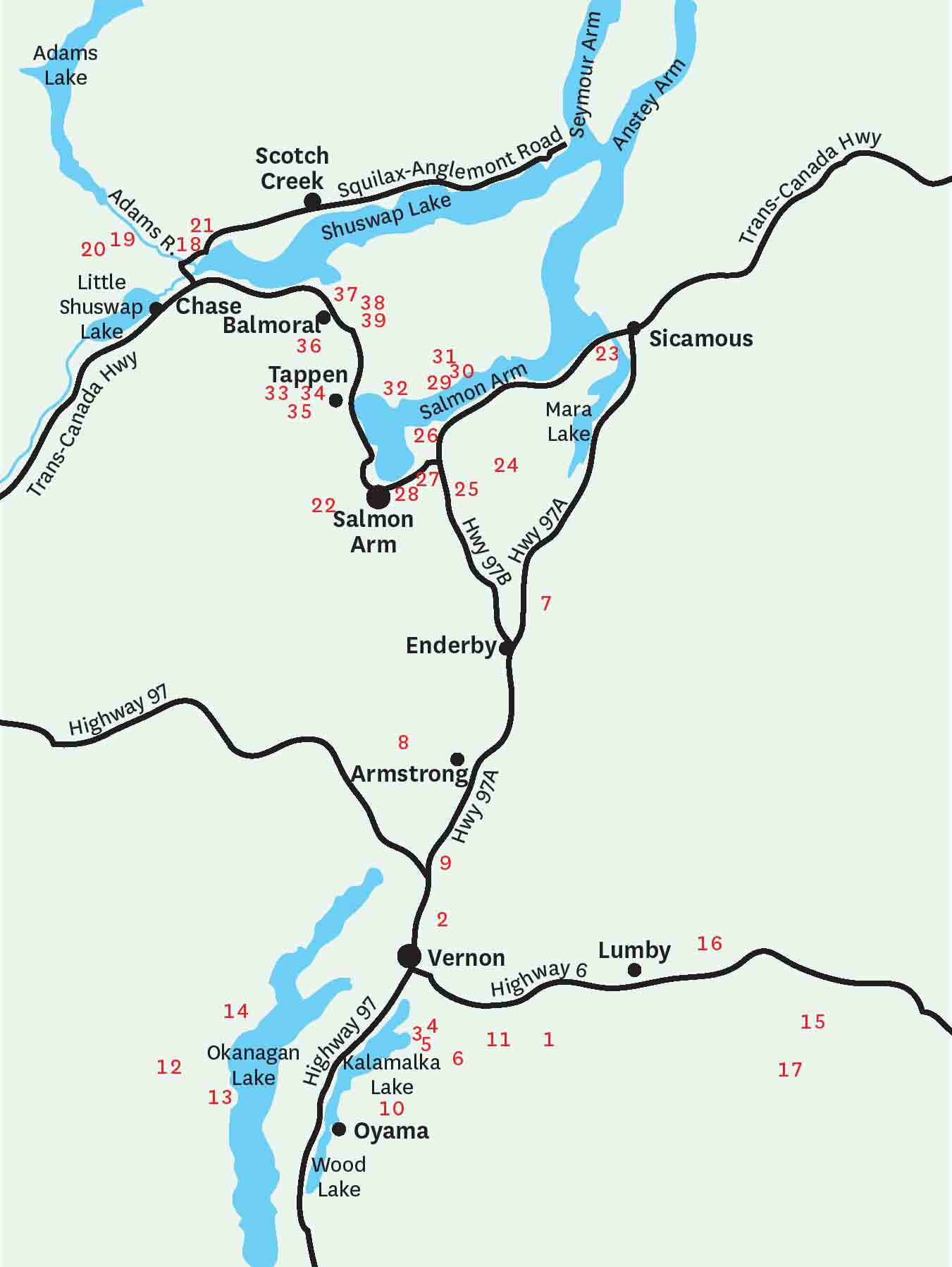 Introduction About the North Okanagan Valley Stretching north to south in - photo 4