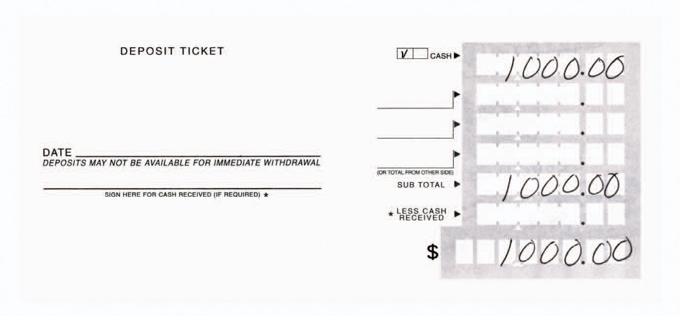 When you fill in a deposit slip or ticket you are using place value The - photo 8