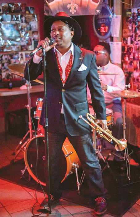 Trumpeter and vocalist Kermit Ruffins at Bullets Sports Bar Seventh Ward In - photo 9